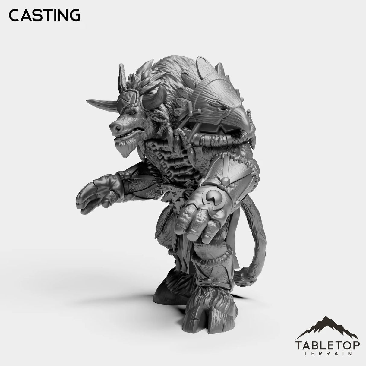 Tabletop Terrain Miniature Minotaur Heritage Druid