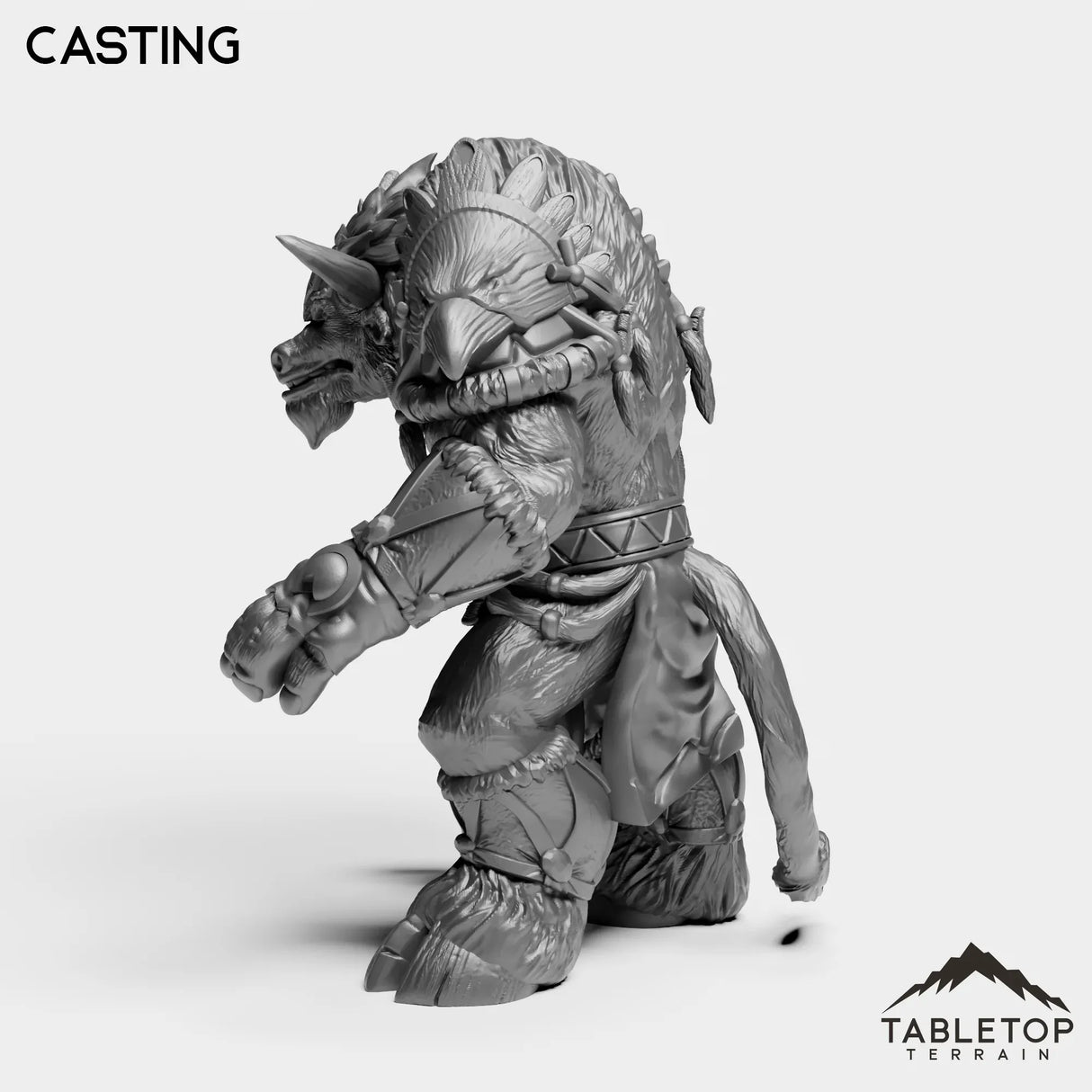 Tabletop Terrain Miniature Minotaur Heritage Druid