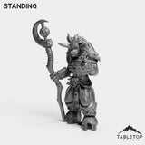 Tabletop Terrain Miniature Minotaur Heritage Druid Female