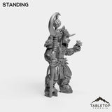 Tabletop Terrain Miniature Minotaur Heritage Druid Female