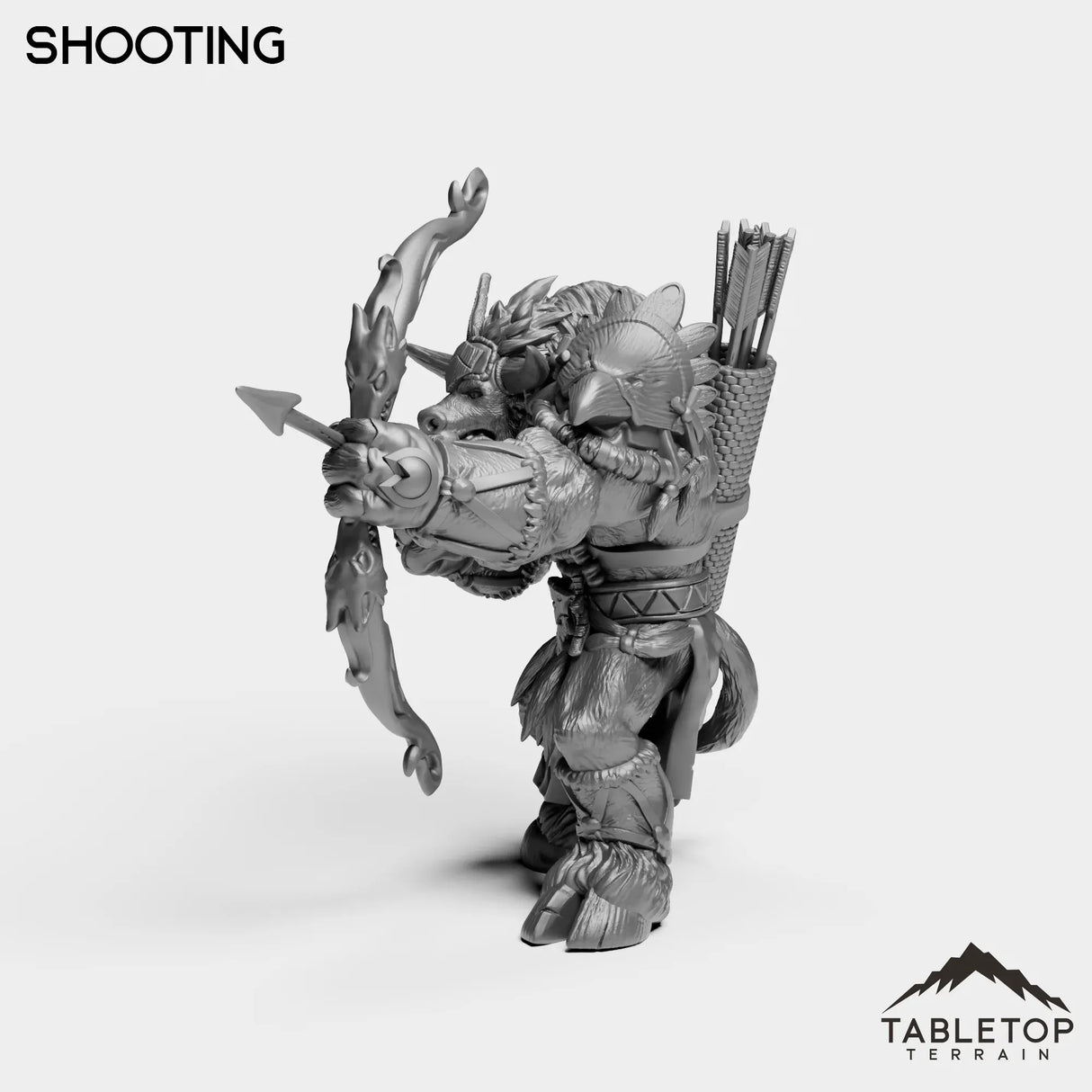 Tabletop Terrain Miniature Minotaur Heritage Hunter