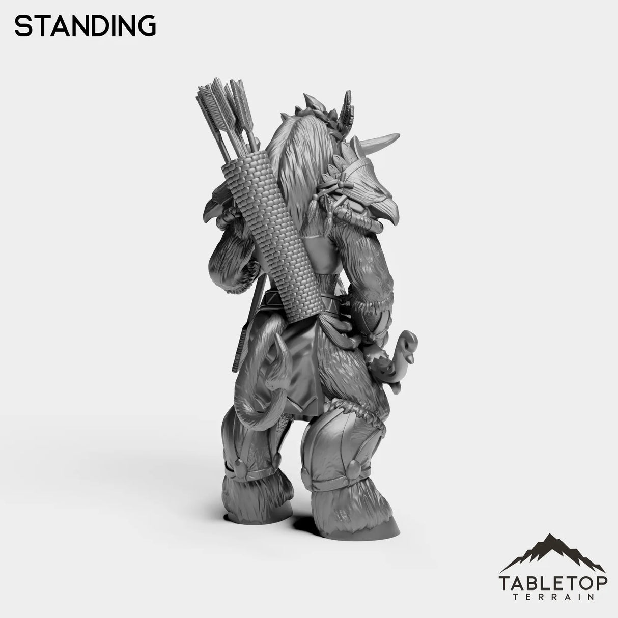 Tabletop Terrain Miniature Minotaur Heritage Hunter Female
