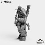 Tabletop Terrain Miniature Minotaur Heritage Hunter Female