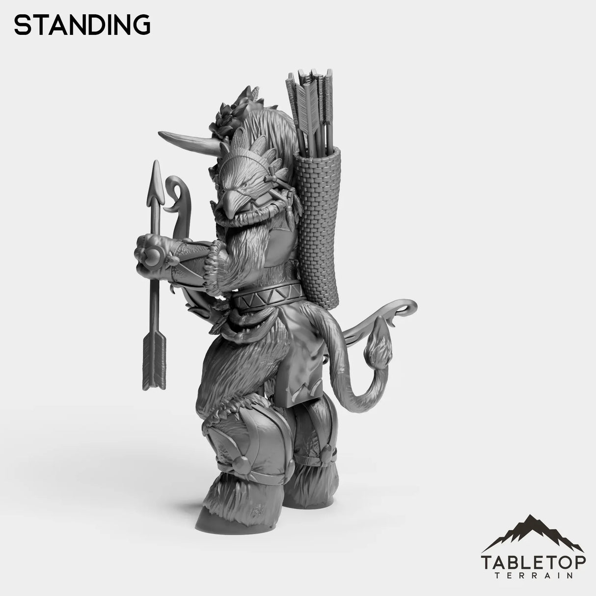 Tabletop Terrain Miniature Minotaur Heritage Hunter Female