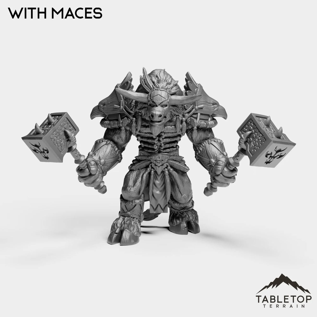 Tabletop Terrain Miniature Minotaur Heritage Shaman