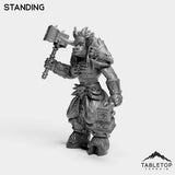 Tabletop Terrain Miniature Minotaur Heritage Warrior Female
