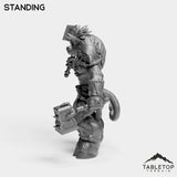 Tabletop Terrain Miniature Minotaur Heritage Warrior Female