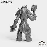 Tabletop Terrain Miniature Minotaur Heritage Warrior Female