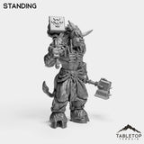 Tabletop Terrain Miniature Minotaur Heritage Warrior Female