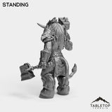 Tabletop Terrain Miniature Minotaur Heritage Warrior Female