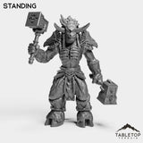 Tabletop Terrain Miniature Minotaur Heritage Warrior Female