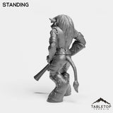 Tabletop Terrain Miniature Minotaur Hunter Starter Female