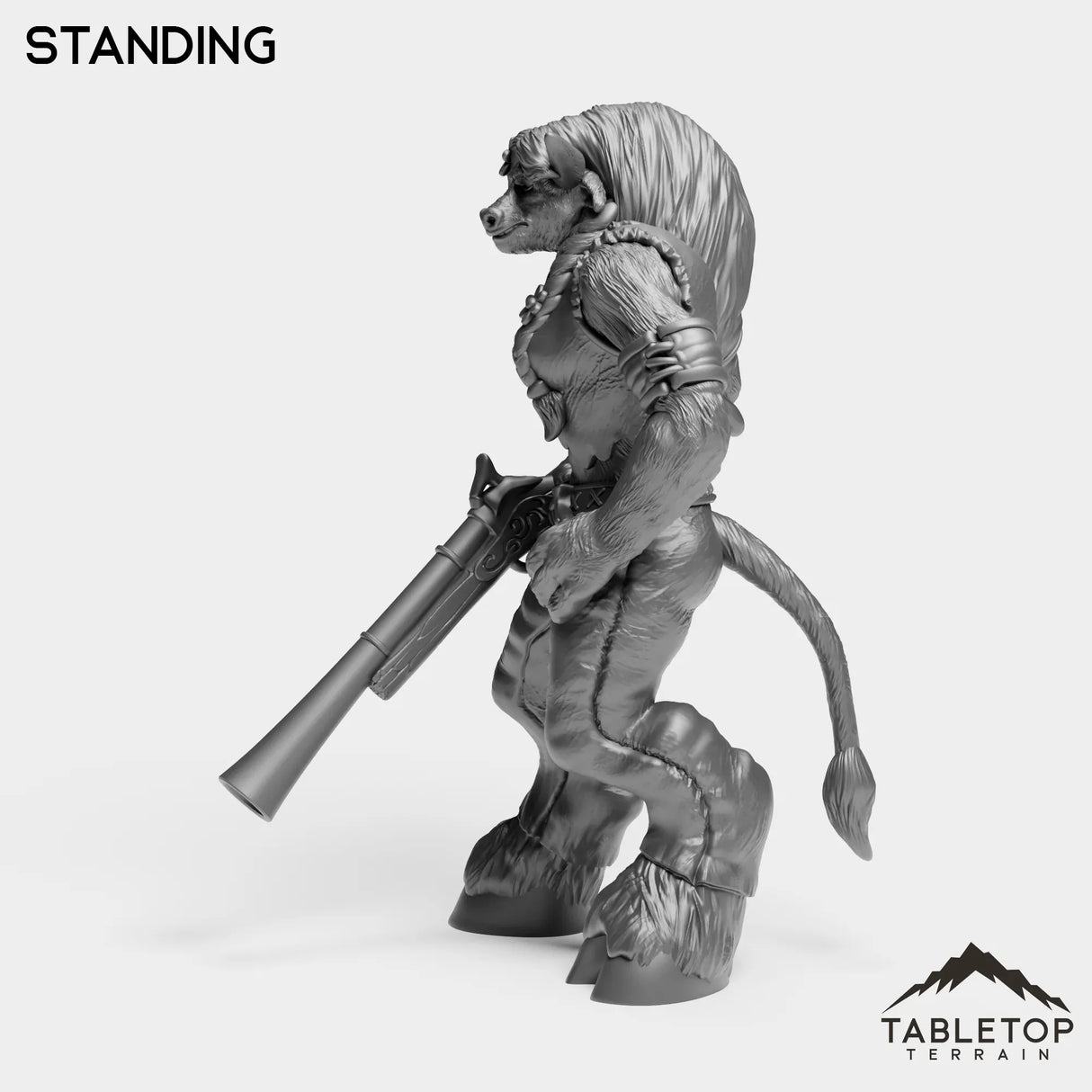Tabletop Terrain Miniature Minotaur Hunter Starter Female