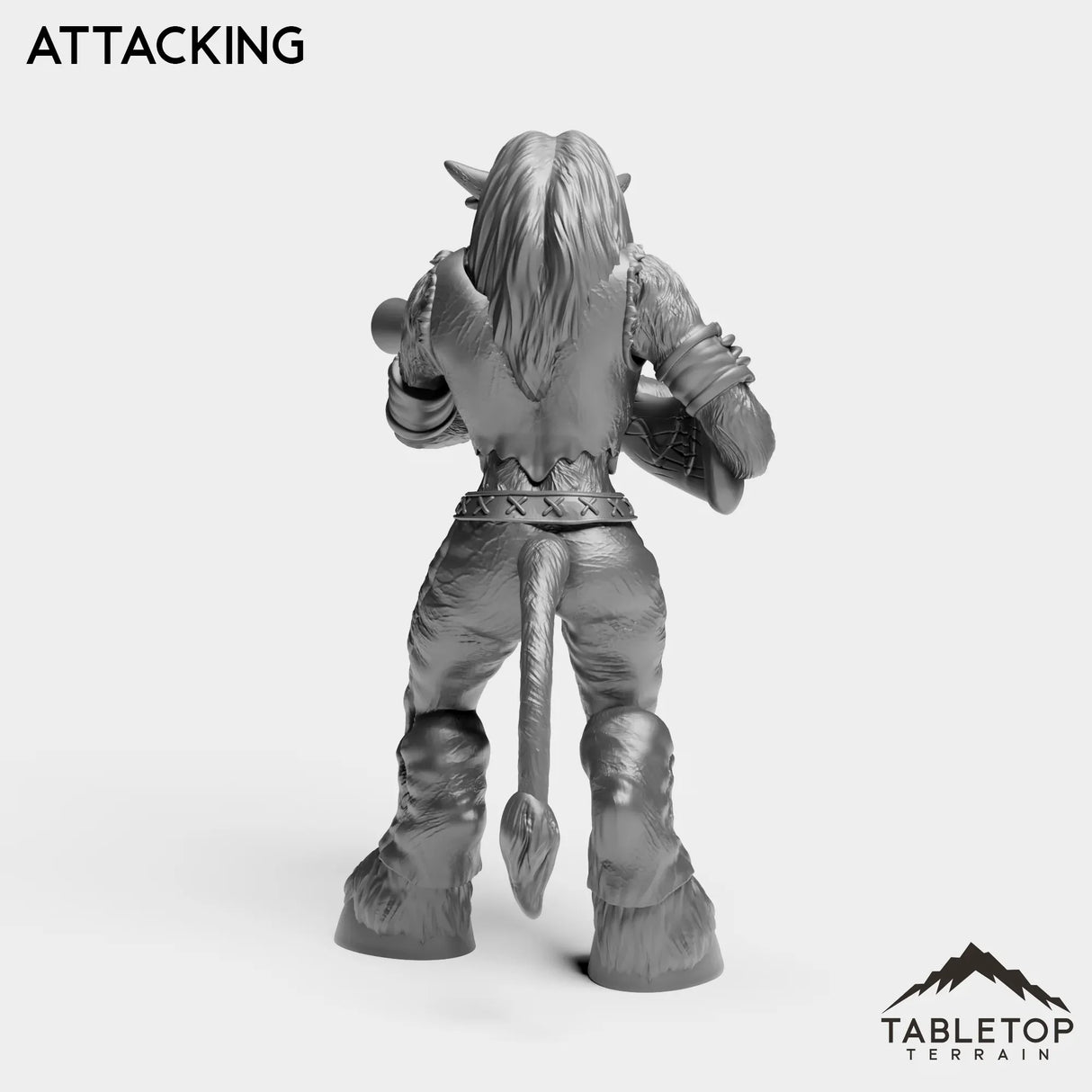 Tabletop Terrain Miniature Minotaur Hunter Starter Female