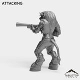 Tabletop Terrain Miniature Minotaur Hunter Starter Female
