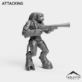 Tabletop Terrain Miniature Minotaur Hunter Starter Female