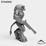 Tabletop Terrain Miniature Minotaur Hunter Starter Female