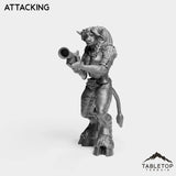 Tabletop Terrain Miniature Minotaur Hunter Starter Female