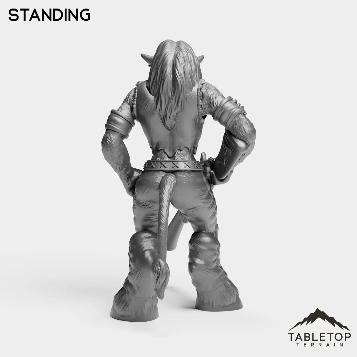 Tabletop Terrain Miniature Minotaur Hunter Starter Female