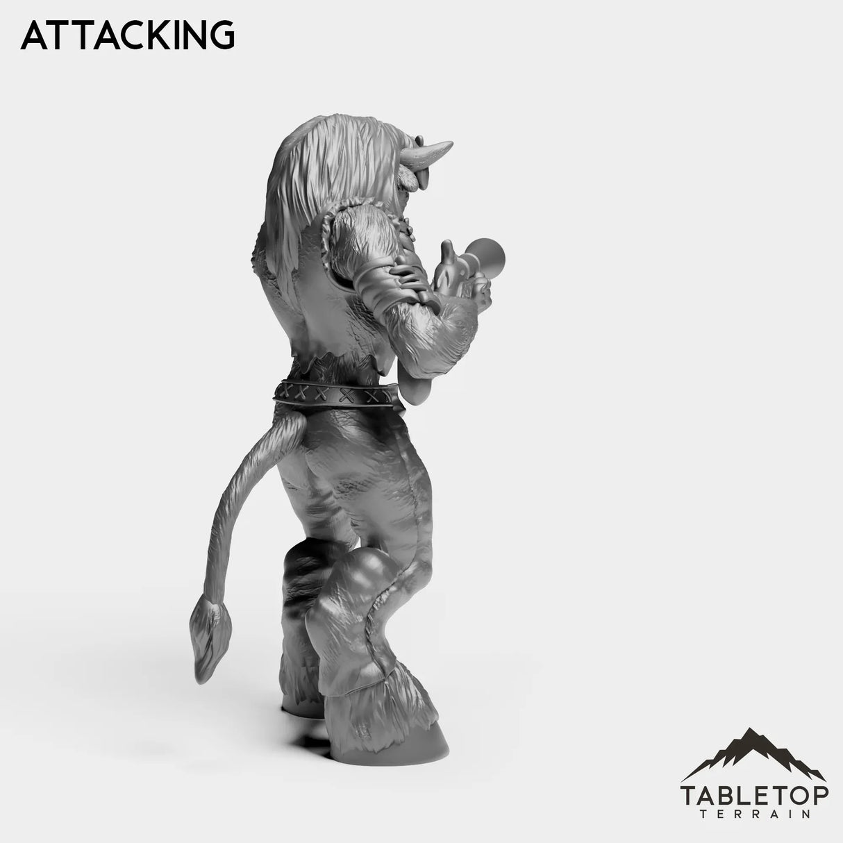 Tabletop Terrain Miniature Minotaur Hunter Starter Female