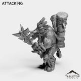 Tabletop Terrain Miniature Minotaur Leader