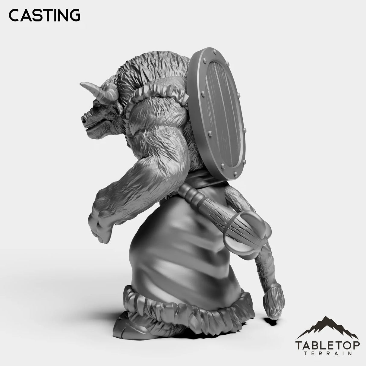 Tabletop Terrain Miniature Minotaur Shaman Starter