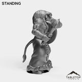 Tabletop Terrain Miniature Minotaur Shaman Starter Female