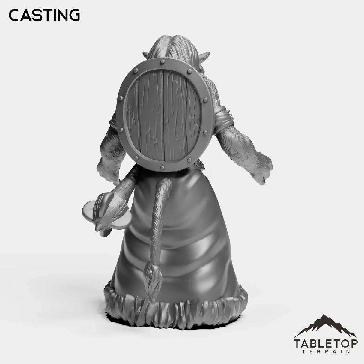 Tabletop Terrain Miniature Minotaur Shaman Starter Female
