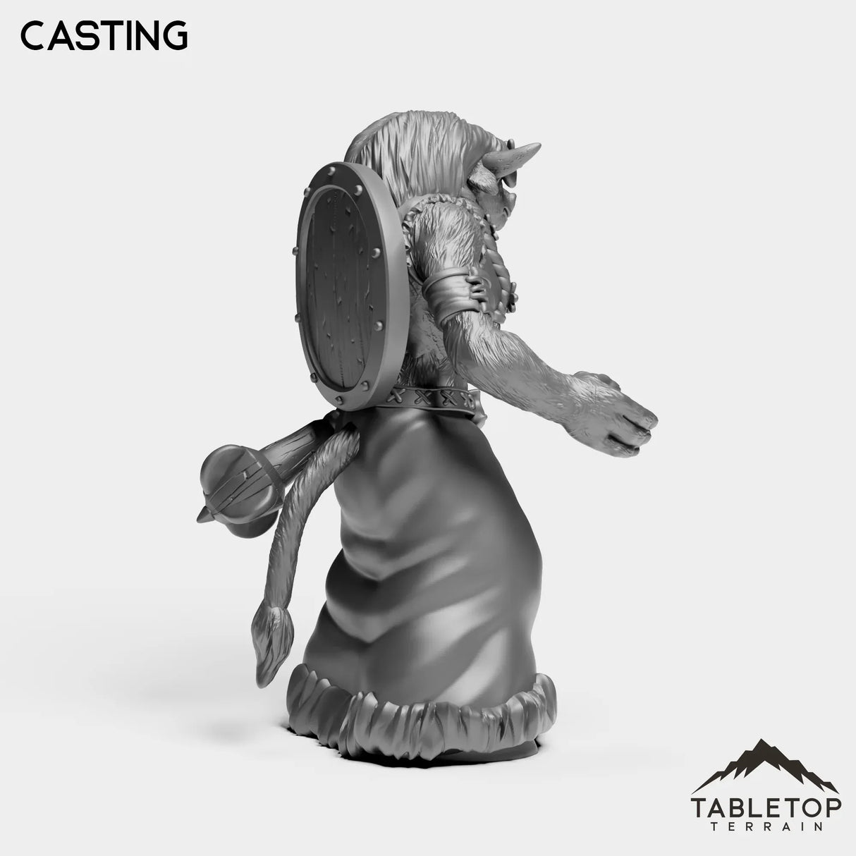 Tabletop Terrain Miniature Minotaur Shaman Starter Female