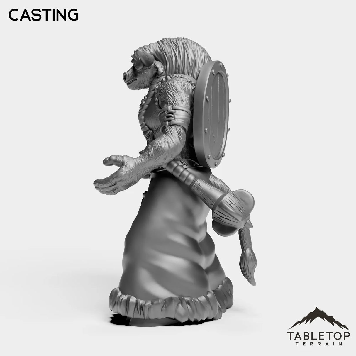 Tabletop Terrain Miniature Minotaur Shaman Starter Female