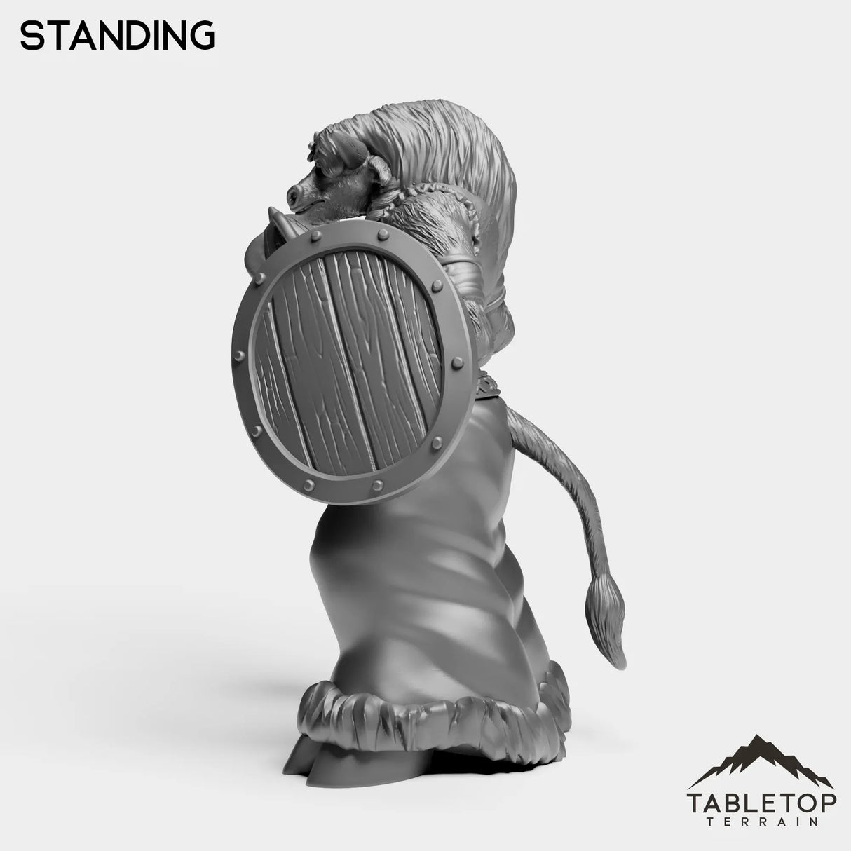 Tabletop Terrain Miniature Minotaur Shaman Starter Female