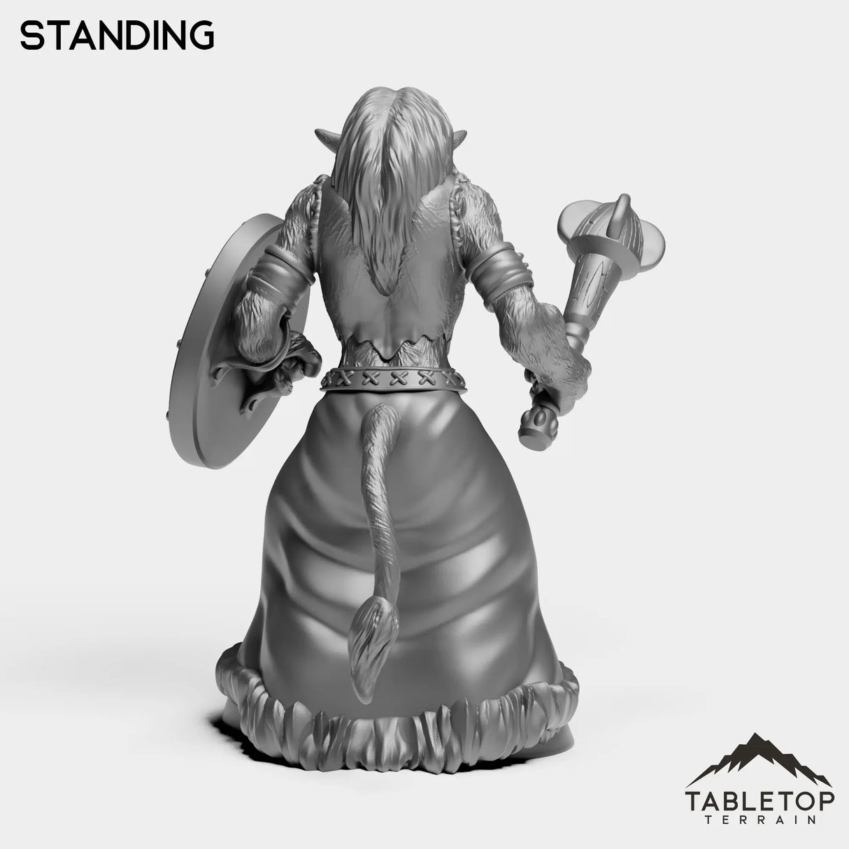 Tabletop Terrain Miniature Minotaur Shaman Starter Female