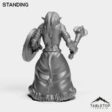 Tabletop Terrain Miniature Minotaur Shaman Starter Female