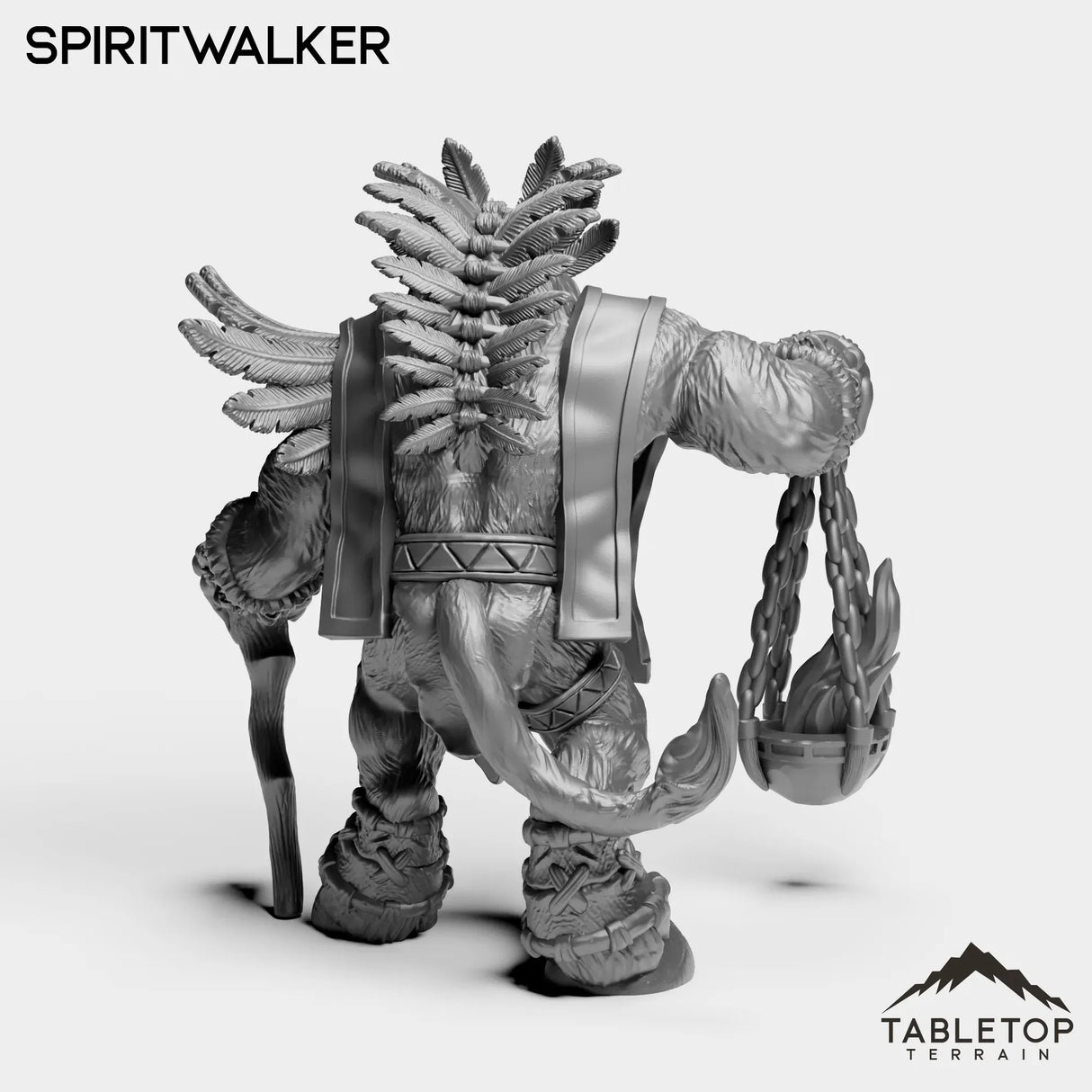 Tabletop Terrain Miniature Minotaur Spiritwalker
