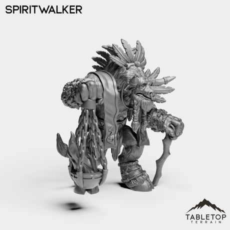Tabletop Terrain Miniature Minotaur Spiritwalker