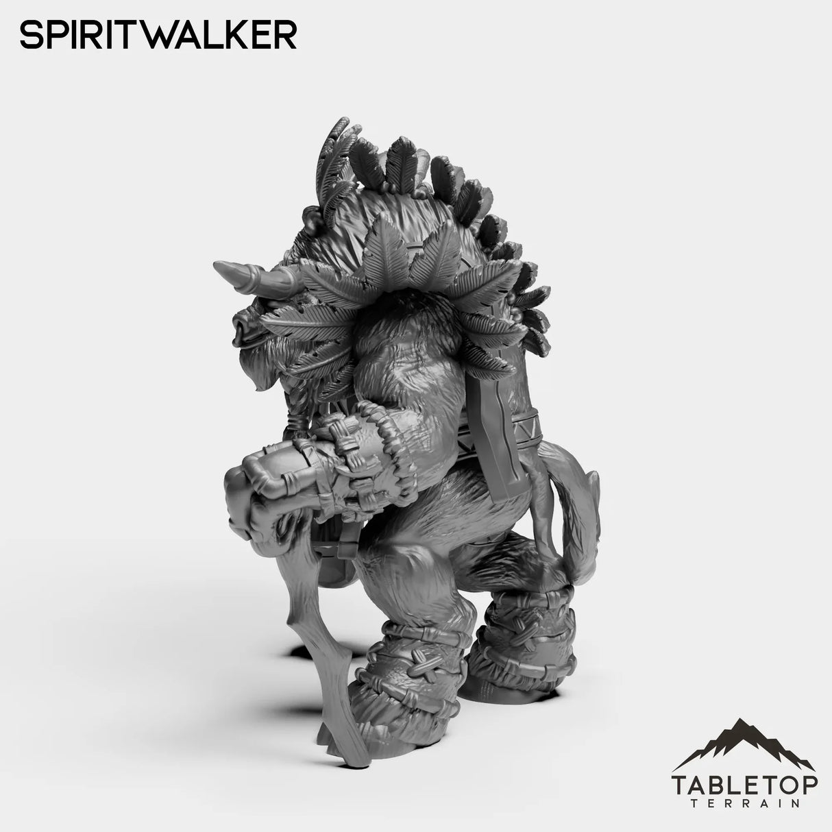 Tabletop Terrain Miniature Minotaur Spiritwalker