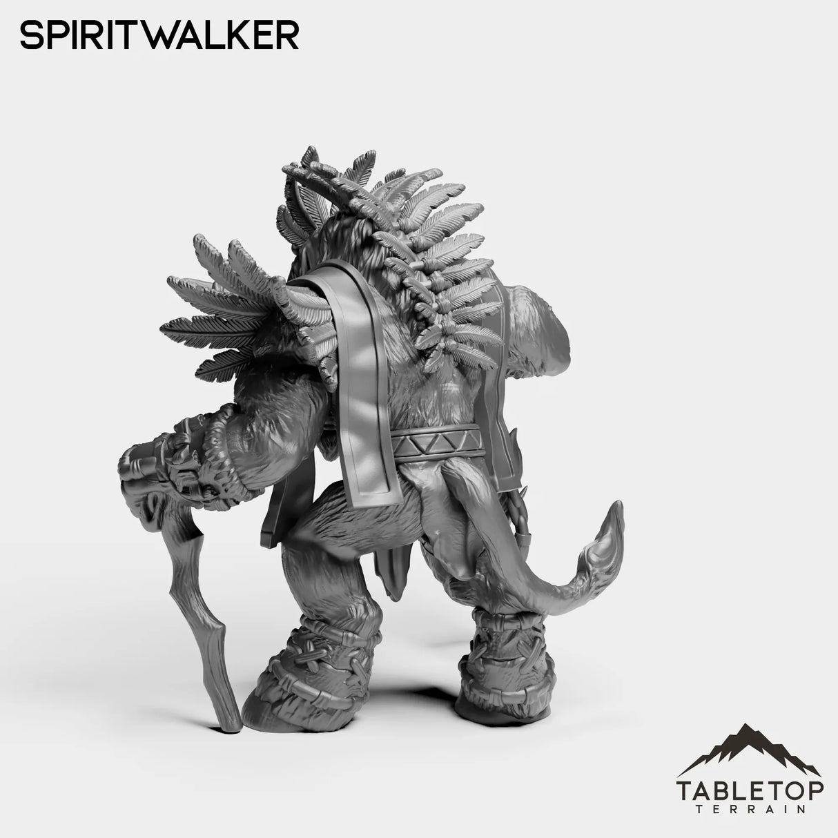 Tabletop Terrain Miniature Minotaur Spiritwalker