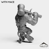 Tabletop Terrain Miniature Minotaur With Mace