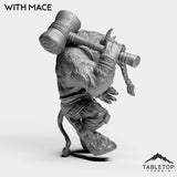 Tabletop Terrain Miniature Minotaur With Mace