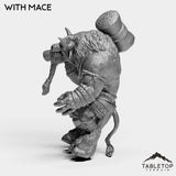 Tabletop Terrain Miniature Minotaur With Mace