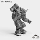 Tabletop Terrain Miniature Minotaur With Mace
