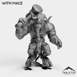 Tabletop Terrain Miniature Minotaur With Mace
