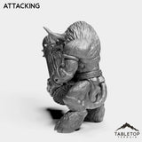 Tabletop Terrain Miniature Minotaur With Tree