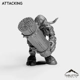Tabletop Terrain Miniature Minotaur With Tree