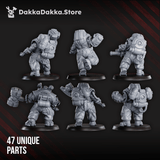 Tabletop Terrain Miniature Mithrilclad Sentinels