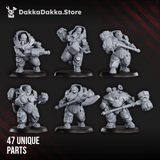 Tabletop Terrain Miniature Mithrilclad Sentinels