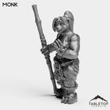 Tabletop Terrain Miniature Monk Panda Starter Female