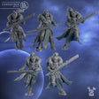 Tabletop Terrain Miniature Moon Blades build-kit & squad