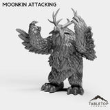 Tabletop Terrain Miniature Moonkin Attacking Werewolf Druid Forms