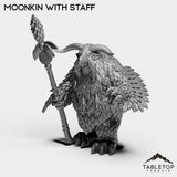 Tabletop Terrain Miniature Moonkin With Staff Minotaur Druid Forms
